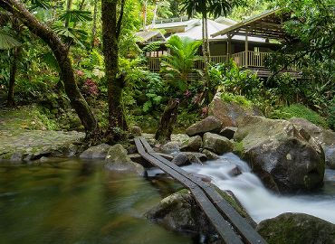 View of house from creek